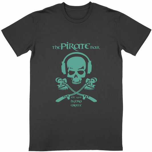 Turquoise Unisex Lightweight T-shirt - front_black