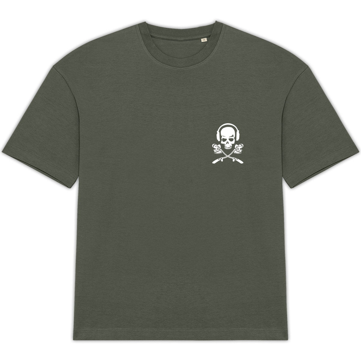 Unisex Oversized T-shirt- Skull Logo - front_0