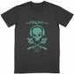 Turquoise Unisex Lightweight T-shirt - front_black
