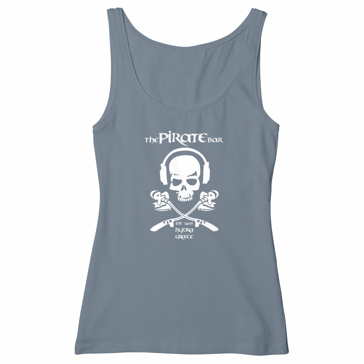 Women's Slim Fit Tank Top - front_mineralgrey