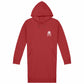 Small Logo Hoodie Dress - front_red