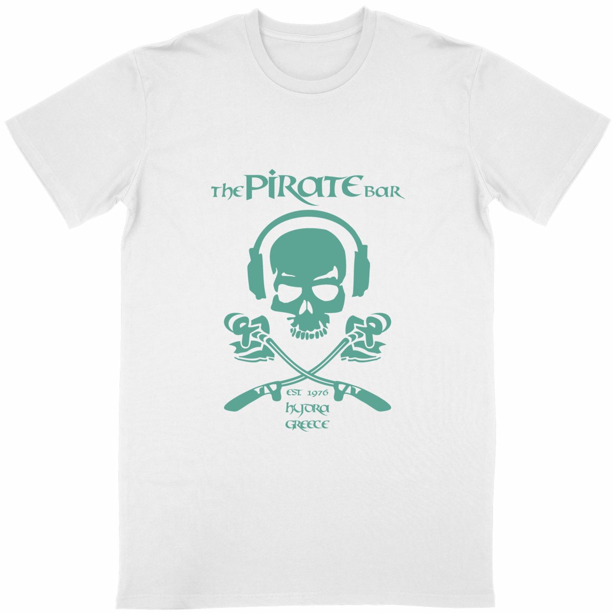 Turquoise Unisex Lightweight T-shirt - front_white